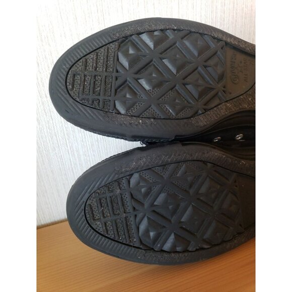 Converse All Star Chuck Taylor Sneakers Womens 9.5 Double Tongue Black Cheetah - Picture 6 of 12